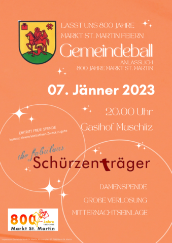 2023 Plakat Gemeindeball